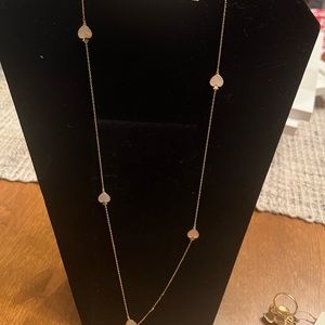 Kate Spade NWT heart necklace.